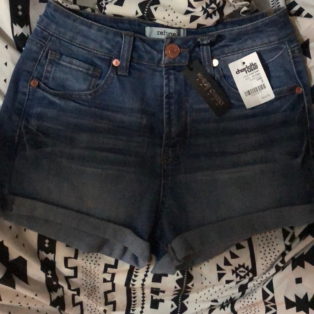 Hi-Rise cheeky Charlotte Russe shorts!
